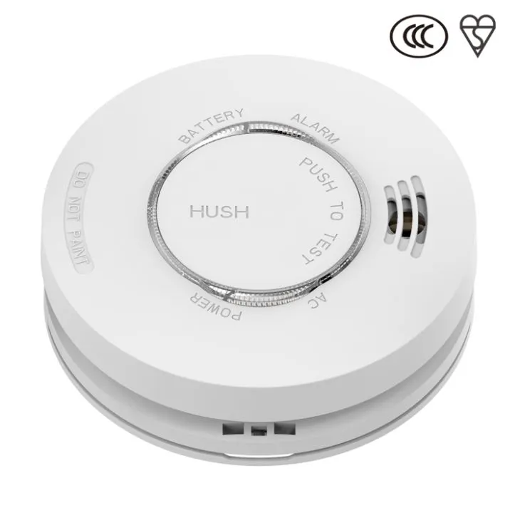 Detector de fum amb cable i sense fil